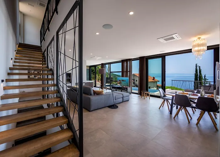 Extravagant Istria Orska Prestige 5 Bedrooms Jacuzzi Villa Ičići